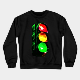 Go ahead and go, or slow down and look, or stop and look longer Crewneck Sweatshirt